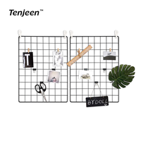 Panneaux muraux portables en treillis métallique pour salles de bain, présentoirs de photos et espaces commerciaux - Taille personnalisée et multifonctionnels