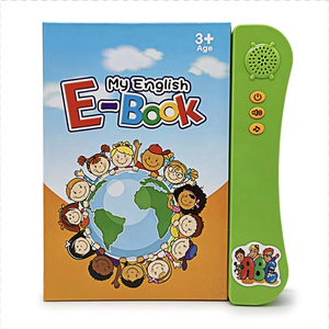 หนังสืออิเล็กทรอนิกส์เพื่อการศึกษาสำหรับเครื่องเรียนรู้ของเล่นสองภาษา หนังสือเสียงพูดได้<span class=keywords><strong>ภาษา</strong></span>สเปนและภาษาอังกฤษ - Product Image 1