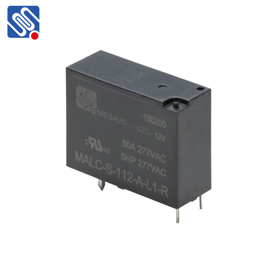 Meishuo MALC Miniature Electromagnetic Light Control Relay 12V 4Pin & 24V 5Pin Options Sealed Protection