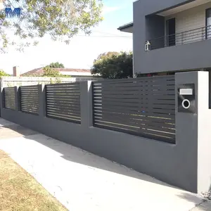 Fio de ferro de vinil para gabion, malha elétrica, cerca de alumínio, laser, corte de privacidade, painel de fenda