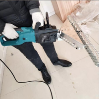 Machine à poncer et à lisser le mousse PU portable 220V/110V, équipement électrique pour le ponçage et le façonnage de la mousse pour toitures, murs et chambres froides
