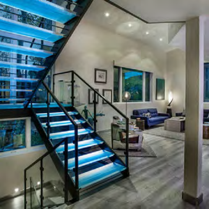 <span class=keywords><strong>Scala</strong></span> Moderna Personalizzata in Acciaio con Balaustra in Vetro e Scale Combinabili per Villa e <span class=keywords><strong>Casa</strong></span> Duplex - Product Image 2