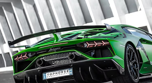 Nuovo Spoiler Posteriore in Fibra di Carbonio Leggera con Resina Epossidica per <span class=keywords><strong>Lamborghini</strong></span> LP700/LP720, Stile SVI - Product Image 6