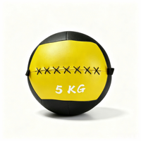 TENGSHI PP Ballon de Médecine Solide – Entraînement d'Équilibre Non-Élastique, Ballon Souple pour Squash Mural, Renforcement des Poignets, Fitness Sportif, Ballon de Gravité 1-25KG