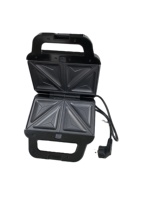 Machine à gaufres sans effort pour petit-déjeuner et fête Sandwich Panini Gaufrier à sandwich antiadhésif pour friandises