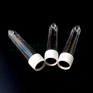 Tube à sédiments urinaires perforable Degao 10/12 ml, gradué, avec bouchon à vis, en plastique, pour analyse automatique des échantillons urinaires - Product Image 2