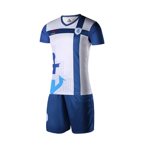 Polyester custom soccer jersey, cheap soccer training equipment OEM soccer jerseys Thiland - Product Image 2