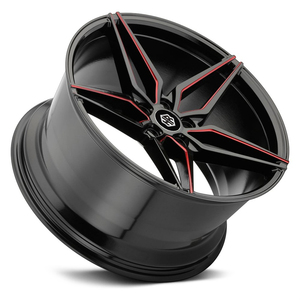 Nouvelle jante en alliage forgé HRW PROJECT Sport 20 pouces à profil profond concave, 5 trous, finition argentée, boulons 8J 25-40 mm, garantie 3 ans, universelle - Product Image 5