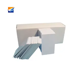 ZYJJ Fábrica al por mayor CR80 Tarjetas de PVC de tamaño estándar 3,38*2,13 Tarjetas de identificación de PVC blanco para impresoras de inyección de tinta
