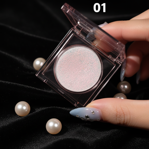 Iluminador Facial Vegano em Pó Compacto Duocromático com Efeito Diamante, Marca Própria, Brilho de Longa Duração com Mudança de Cor - Product Image 3