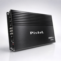 Amplificateur de puissance audio pour voiture 4000W 4 canaux classe AB, haute puissance 12V, amplificateur de voiture pontable pour système audio de haut-parleurs