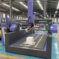Machine de fraisage CNC à 4 axes neuve 2025 AKM1530-4A1 1500*3000mm Table à vide Machine CNC à 4 axes pour la sculpture sur bois