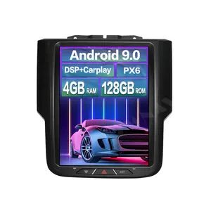 Tesla Style Android 9.0 4GB für Dodge RAM 1500 2014-2018 Auto GPS Navigation Hea dunit Multimedia Player Auto Stereo Radio