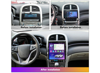 Système de navigation automobile NaviFly Android 8 cœurs 8+128 Go pour Chevrolet Malibu 2010-2014 avec GPS DVR