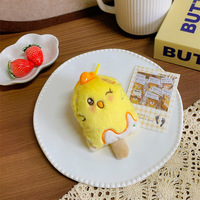 Meilleure vente : Porte-clés poupée en peluche douce, nouveau style, motif gâteau à la crème Ours Sucré, produit alimentaire ludique, très populaire pour la décoration quotidienne et les cadeaux, vente en gros