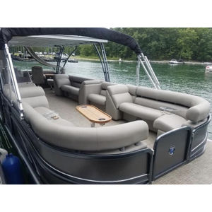 2025年豪華ヨットレジャーパーティーポンツーンボート水上タクシー溶接アルミ釣りスポーツ用 - Product Image 3