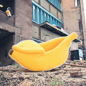 Hete Aanbieding: Ecologische, bananen-vormige hondenbedden met afneembaar en wasbaar <span class=keywords><strong>plastic</strong></span> materiaal voor gebruik in alle seizoenen buitenshuis - Product Image 3