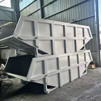Conteneurs de recyclage personnalisables en acier pour déchets et ordures