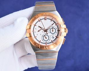 Correa clásica de acero inoxidable de alta calidad, función resistente al agua profunda, reloj mecánico automático de lujo para hombre - Product Image 3