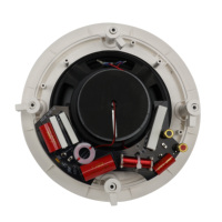 Haut-parleur encastré ABS P-108A 8 pouces 40W, sensibilité 88 dB pour musique d'ambiance, haut-parleur de plafond, système audio professionnel de haute qualité