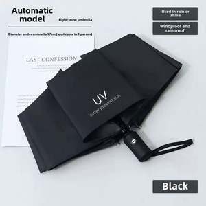 Paraguas de Golf de Lujo 190T de Poliéster Pongee, Resistente al Viento y con Protección UV, con Logotipo Personalizado para Promociones Automotrices - Product Image 2