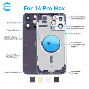 STAROZON Coque arrière de haute qualité pour <span class=keywords><strong>iPhone</strong></span> 14 Plus <span class=keywords><strong>Pro</strong></span> <span class=keywords><strong>Max</strong></span>, boîtier de téléphone impeccable - Product Image 5