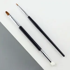 Super fine eyeliner brush dual end makeup brush blending and highlighter soft makeup sponge concealer make-up brush