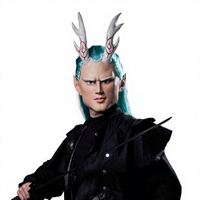 Masques en plastique Roi Dragon de la Mer de l'Est, thèmes Fantaisie & Science-fiction Ao Guang & Ao Run, pour soirées danse TikTok et accessoires de selfie