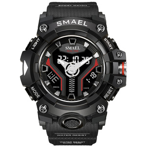 SMAEL 8075 <strong>Watch</strong> <strong>Outdoor</strong> Sports Men's Large Dial Complete Calendar Repeater Auto Date Chronograph Alarm Electronic <strong>Watch</strong> <strong>for</strong> Men - Product Image 4