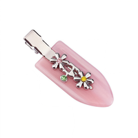 Summer Unique Seamless Metal Small Flower & Cute Duck Bill Bangs Hair Clip Cute Hair Accessory