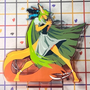 Expositor <span class=keywords><strong>de</strong></span> acrílico transparente OEM/ODM, figura <span class=keywords><strong>de</strong></span> zorro Waifu <span class=keywords><strong>de</strong></span> acrílico, decoración <span class=keywords><strong>de</strong></span> escritorio Elva <span class=keywords><strong>de</strong></span> 7 pulgadas - Product Image 2