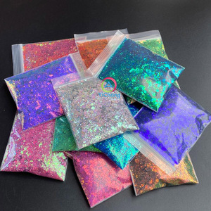 20G Túi Polyester Mỹ Phẩm Tắc Kè Hoa Long Lanh Màu Sắc Thay Đổi Long Lanh Bột Cho Hàng Thủ Công Giáng Sinh Trang Trí - Product Image 3