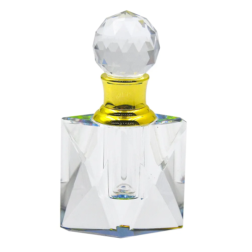 Offre Spéciale Spot 3ml 6ml bouteille de parfum en cristal petite taille facile à transporter bouteille d'huile essentielle en cristal avec bâton d'égouttage