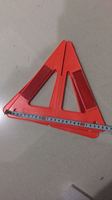 Mini triangle d'avertissement de stationnement rouge pliable en plastique