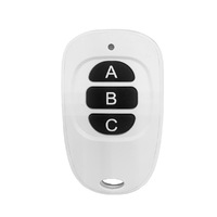 Télécommande RF 433 MHz avec puce EV1527 pour portail, rideau lumineux LED, moteur, vanne, 2 ou 4 touches, duplicateur de clonage