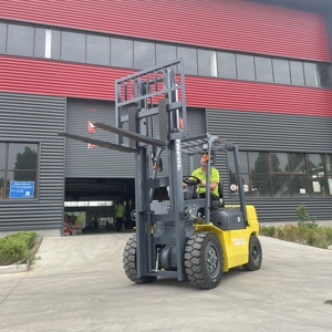 Spedizione gratuita camion di sollevamento del carrello elevatore diesel 3 ton 5 tonnellate CE Europe 5 con posizionatore a forcella e carrello elevatore del magazzino del cambio laterale - Product Image 2