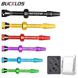 OEM/ODM BUCKLOS <span class=keywords><strong>Valve</strong></span> de <span class=keywords><strong>pneu</strong></span> <span class=keywords><strong>tubeless</strong></span> pour vélo de montagne 40/44/55/60/65/80/100MM en alliage d'aluminium, <span class=keywords><strong>valve</strong></span> Presta pour vélo de route et de montagne - Product Image 1