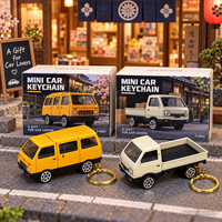 Porte-clés en métal miniature de voiture, SUV, camionnette, modèle en alliage, cadeaux promotionnels personnalisés en gros