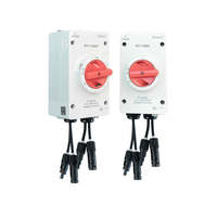 Interrupteur-sectionneur DC Beny 32A 1200V IP66 2/4 pôles avec connecteurs et câbles Staubli sur le dessous