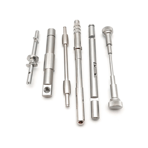 Pieza de aleación de aluminio cobre latón torneado mecanizado CNC eje de chavetero personalizado - Product Image 4