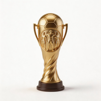 Trofeo Deportivo de Metal Personalizado de Fábrica para Fútbol, Baloncesto, Bádminton, Maratón, Premio de Campeonato