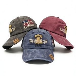Gorra del 250 Aniversario de 1776, Patriótica, con la Frase 'Libertad, Nosotros, los Pueblo', Bordada y Lavada, Estilo Dad Hat - Product Image 1