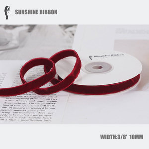 Băng nhung hai mặt băng trang trí-Vật liệu Nylon/spandex thân thiện với môi trường không căng để sử dụng hàng may mặc - Product Image 4