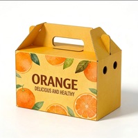 Boîte d'emballage en carton ondulé pour cerises et kiwis