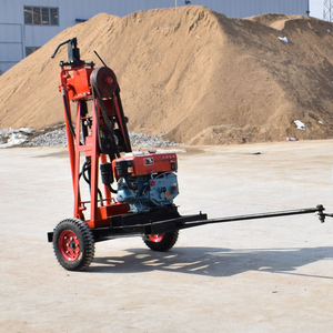 Tipo de remolque Rock Coring Rig para exploración geológica Diesel Powered Large Bore Core Sampling Rig - Product Image 2