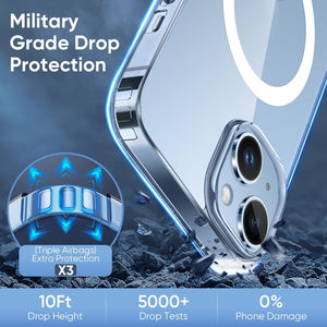 <span class=keywords><strong>Fundas</strong></span> magnéticas de teléfono para <span class=keywords><strong>iPhone</strong></span> 11, 12, 13, 14, 15, 16 Pro Max, <span class=keywords><strong>fundas</strong></span> de moda a buen precio - Product Image 4