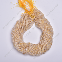 Noël Offre Spéciale 2 mm Or Cheveux Wafer Visage Perles Fabriqué en Vrac Naturel Visage Bijoux Pierre à Bon Prix