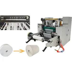 Automatic thermal paper slitter machine thermal paper roll slitting and rewinding machine
