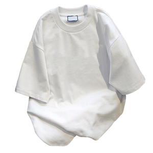 Camiseta Extra Grande de Algodón para Hombre, Personalizada, de Cuello Redondo, Estilo Casual y Tejido Grueso - Product Image 1
