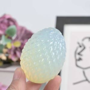 Geoda de Huevo de Dinosaurio de Cristal Natural, Piedra Curativa para Decoración del Hogar y Oficina, Piedra Energética Reiki, Venta al por Mayor - Product Image 3